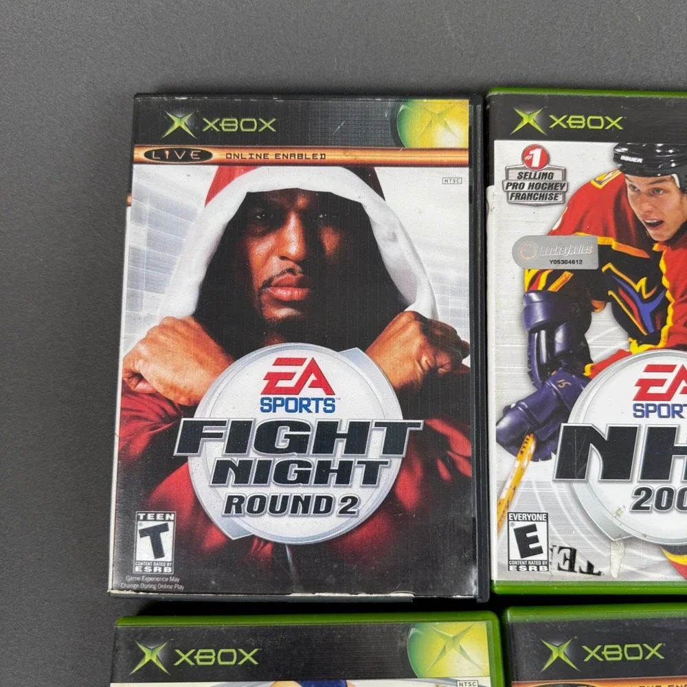 Xbox‎ 360 Sports Video Game lot Madden NHL Fight Night NCAA Football lot of 12